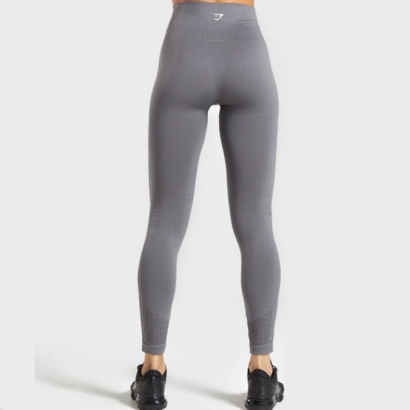 Gymshark Energy Seamless Leggings Gray Size Medium - Picture 2 of 12